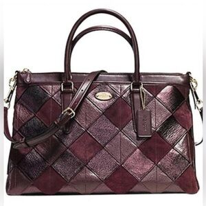 coach morgan satchel in oxblood